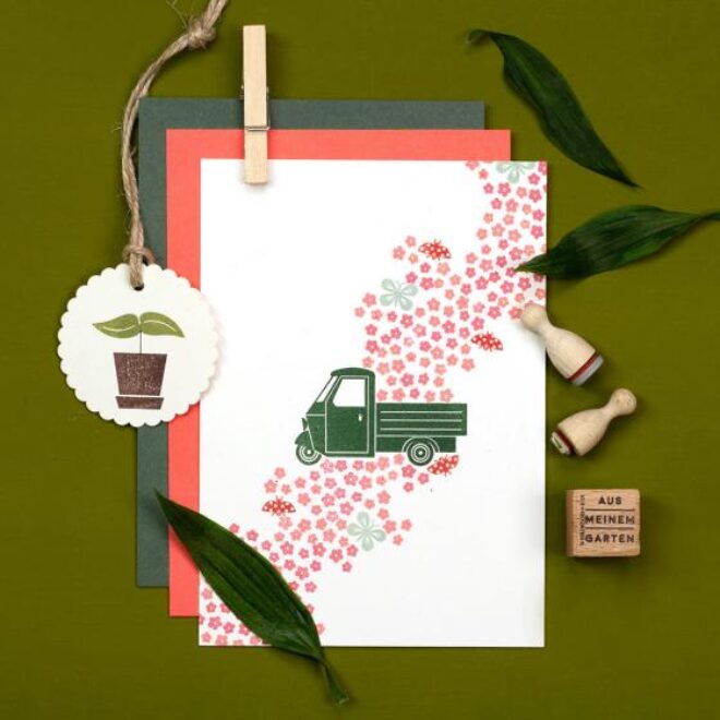 F136 marienkaefer im flug perlenfischer stempel feindaten 02 jpg Erdbeerpunkt Online Shop Schweiz