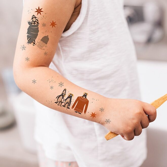 Farbige tattoos bogen bunter winterspass 2 Erdbeerpunkt Online Shop Schweiz