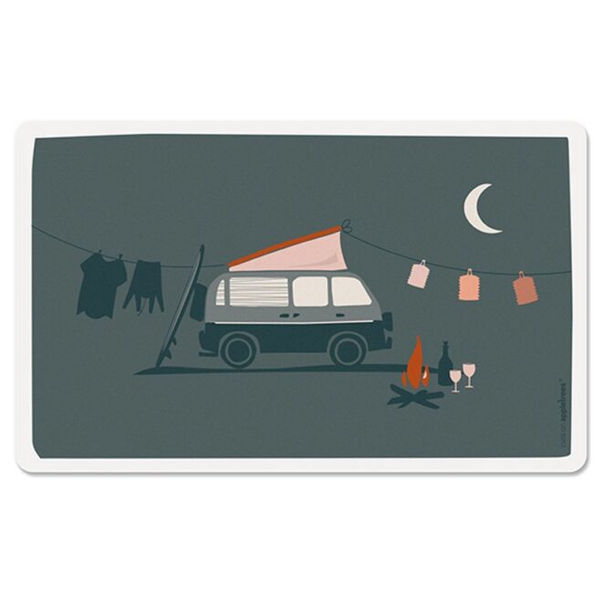 Fruehstuecksbrettchen 39 camper van Erdbeerpunkt Online Shop Schweiz