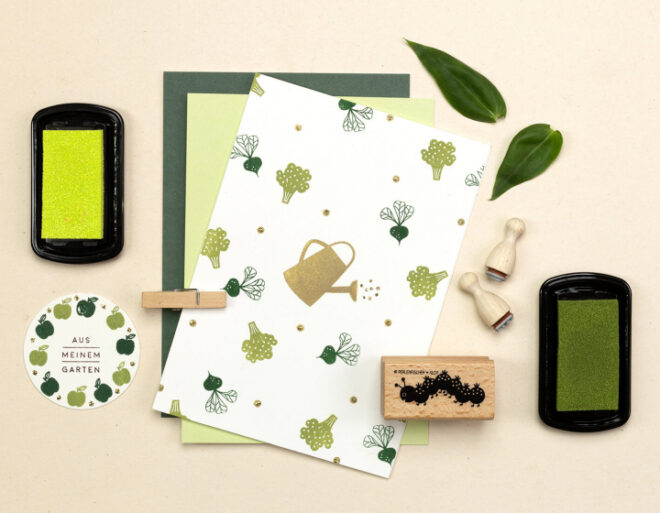 Giesskanne brokkoli ruebe garten perlenfischer stempel 03 1 Erdbeerpunkt Online Shop Schweiz