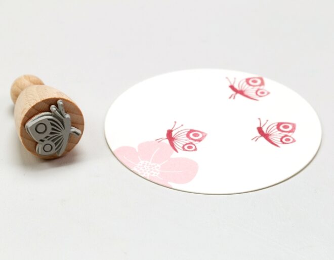 K038 schmetterling klein perlenfischer stempel 01 Erdbeerpunkt Online Shop Schweiz