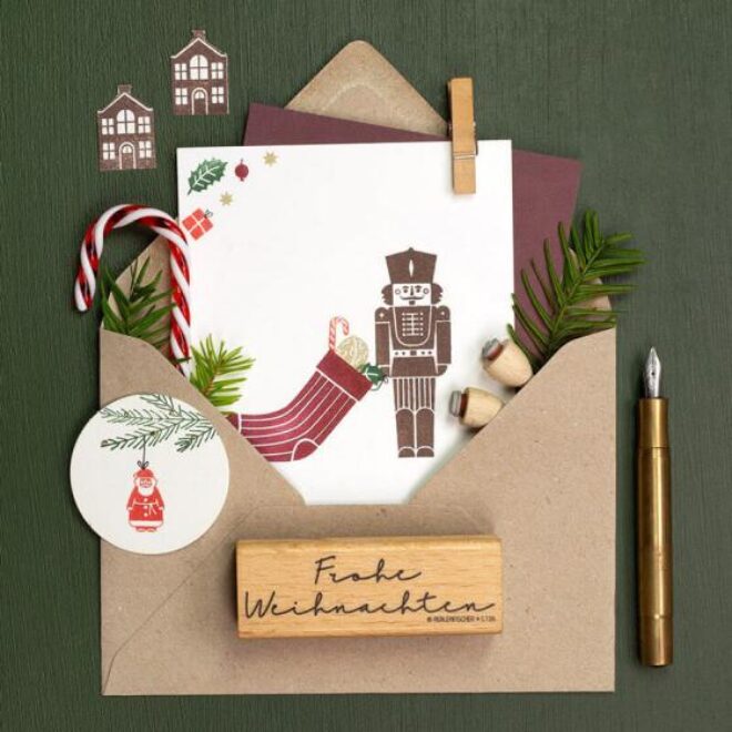 K069 weihnachtsmann klein perlenfischer stempel 02 Erdbeerpunkt Online Shop Schweiz