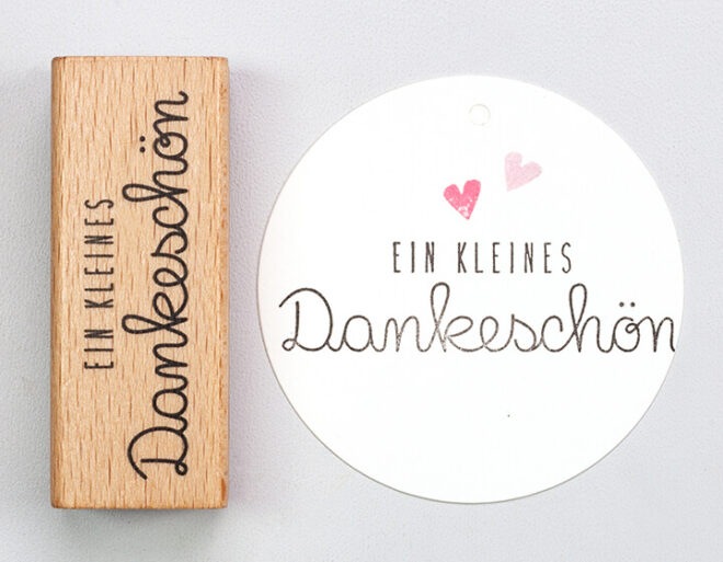 M024 ein kleines dankeschoen perlenfischer stempel 01 Erdbeerpunkt Online Shop Schweiz