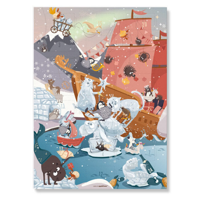 Ministempel adventskalender 6 Erdbeerpunkt Online Shop Schweiz