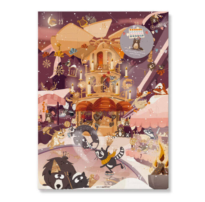 Ministempel adventskalender 7 Erdbeerpunkt Online Shop Schweiz