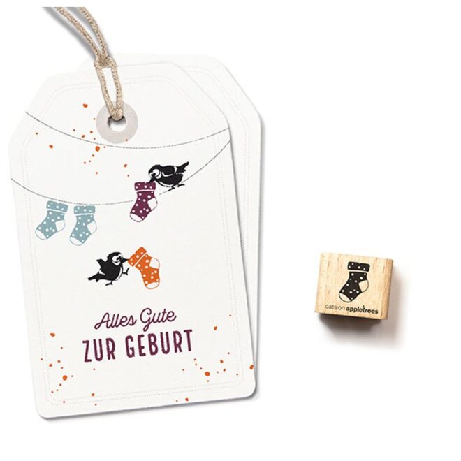 Ministempel babysoeckchen Erdbeerpunkt Online Shop Schweiz