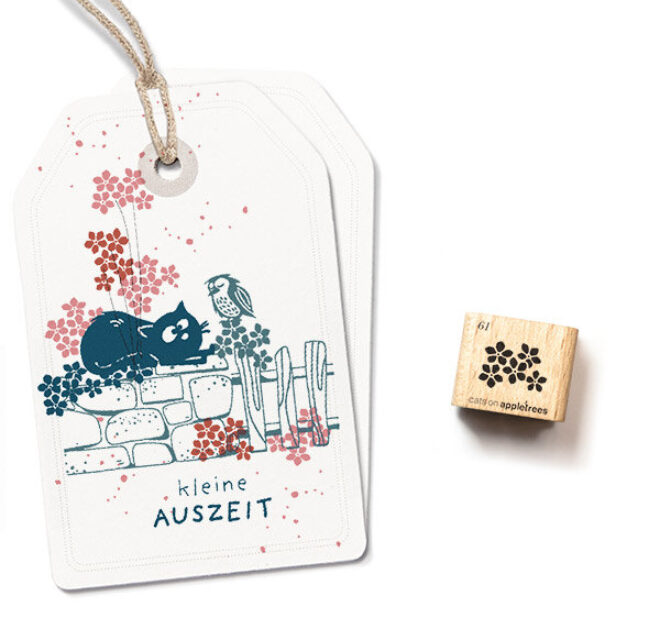 Ministempel bluete 61 vergissmeinnicht Erdbeerpunkt Online Shop Schweiz