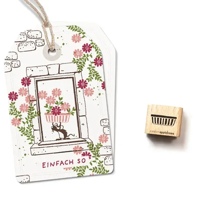 Ministempel blumenkasten 1 streifen Erdbeerpunkt Online Shop Schweiz