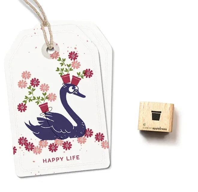 Ministempel blumentopf 6 Erdbeerpunkt Online Shop Schweiz