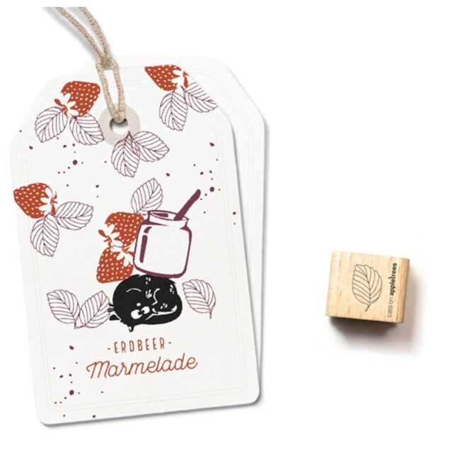 Ministempel erbeerblatt 1 Erdbeerpunkt Online Shop Schweiz
