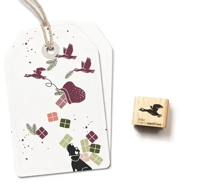 Ministempel fliegende gans joko Erdbeerpunkt Online Shop Schweiz