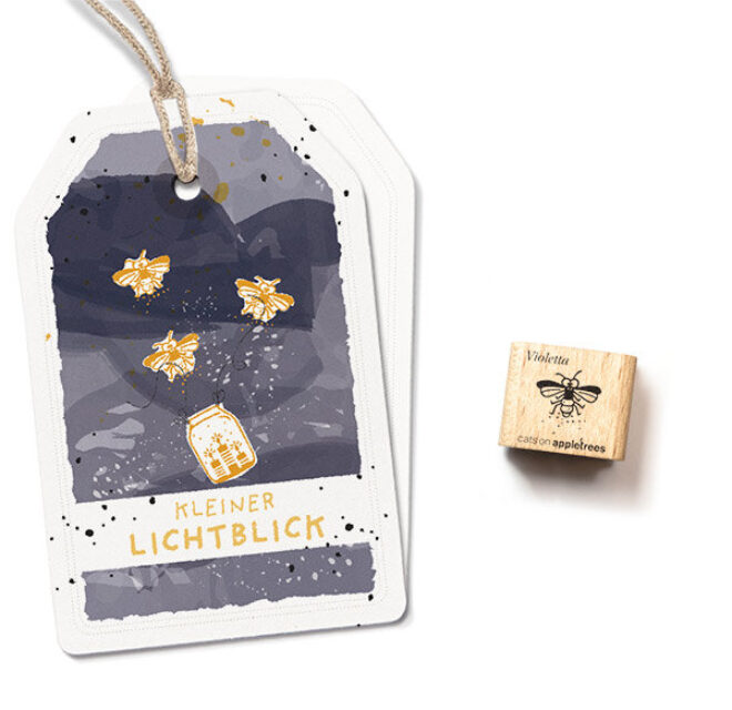 Ministempel gluehwuermchen violetta Erdbeerpunkt Online Shop Schweiz