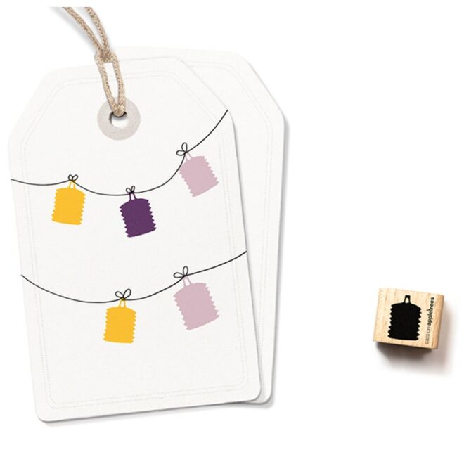 Ministempel lampion 1 xs Erdbeerpunkt Online Shop Schweiz