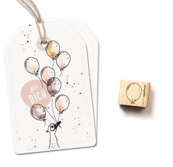 Ministempel luftballon Erdbeerpunkt Online Shop Schweiz