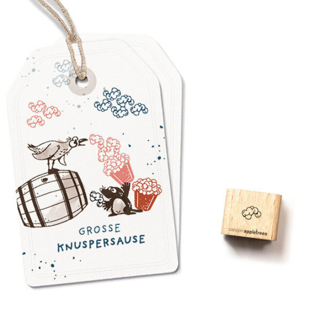 Ministempel popcorn Erdbeerpunkt Online Shop Schweiz