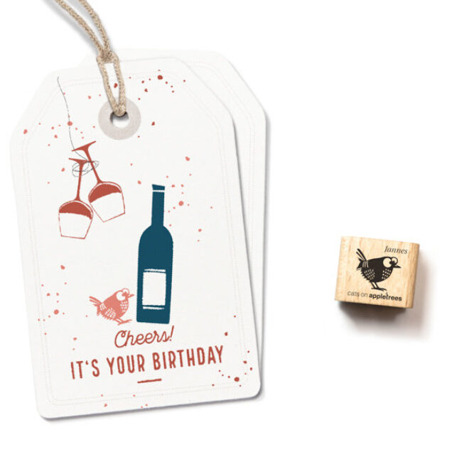 Ministempel zaunkoenig jannes Erdbeerpunkt Online Shop Schweiz