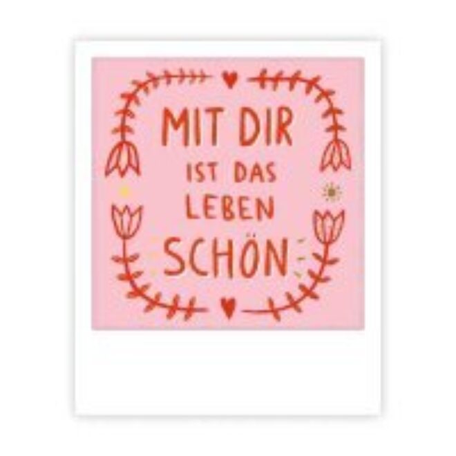 Mit dir ist das leben schoen Erdbeerpunkt Online Shop Schweiz
