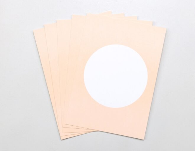 Perlenfischer P050a Dot Postkarte Soft Aprikose3 10 Erdbeerpunkt Online Shop Schweiz