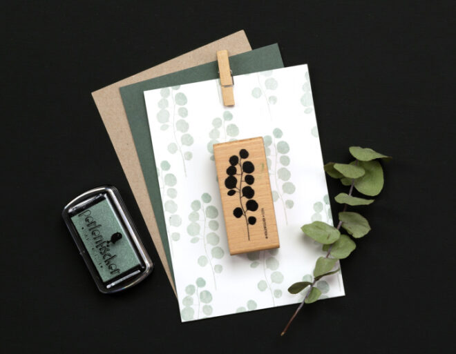 Perlenfischer stempel Eukalyptus9 Erdbeerpunkt Online Shop Schweiz
