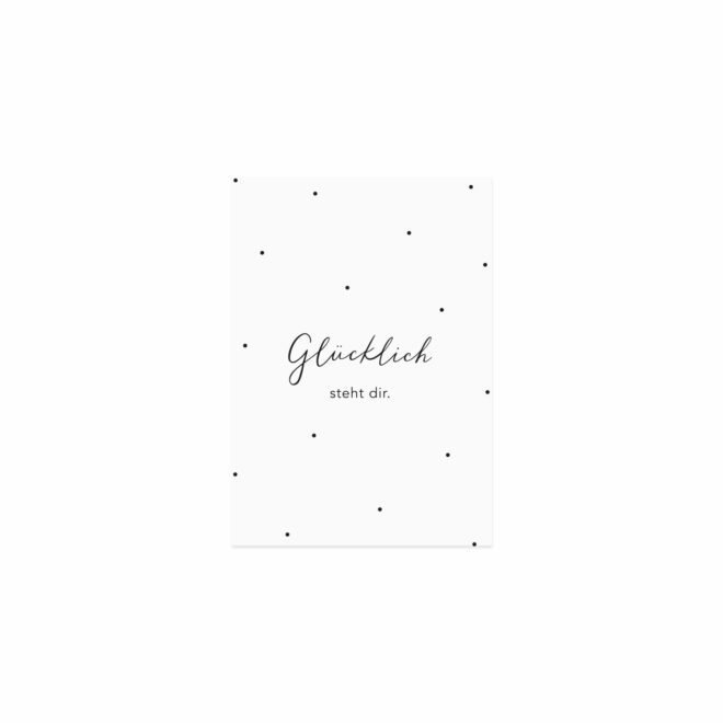 Pk 193 spruchkarte gluecklich freisteller Erdbeerpunkt Online Shop Schweiz