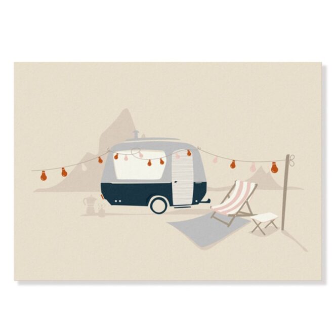 Postkarte enjoy relax mobile home Erdbeerpunkt Online Shop Schweiz