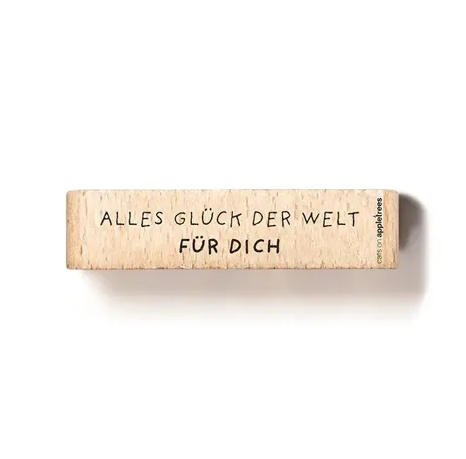 Stempel alles glueck der welt2 Erdbeerpunkt Online Shop Schweiz