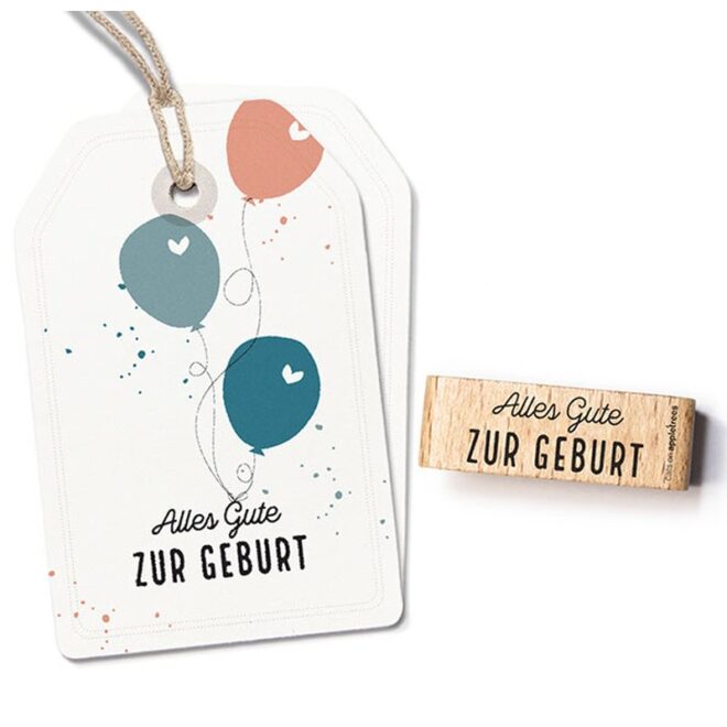 Stempel alles gute zur geburt Erdbeerpunkt Online Shop Schweiz