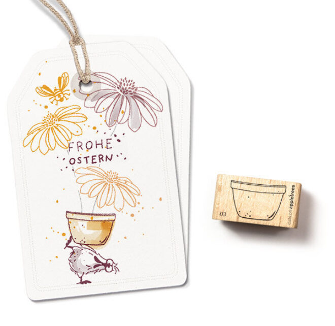 Stempel blumentopf 3 Erdbeerpunkt Online Shop Schweiz