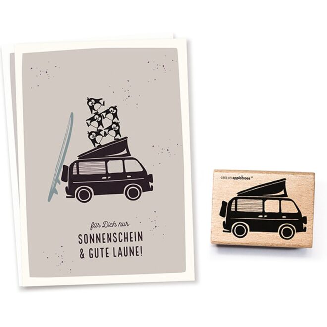 Stempel camper van Erdbeerpunkt Online Shop Schweiz
