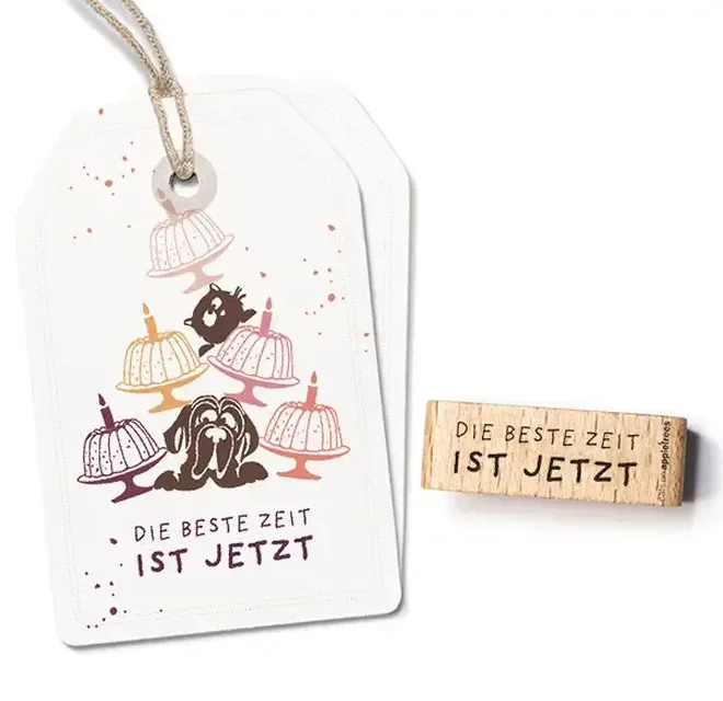 Stempel die beste zeit ist jetzt Erdbeerpunkt Online Shop Schweiz