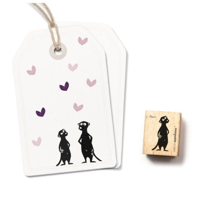 Stempel erdmaennchen paco Erdbeerpunkt Online Shop Schweiz