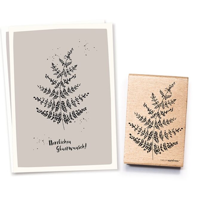 Stempel farn 2 gross Erdbeerpunkt Online Shop Schweiz