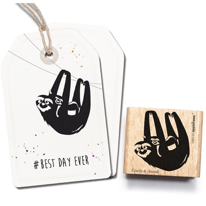 Stempel faultiere gisela anouk Erdbeerpunkt Online Shop Schweiz