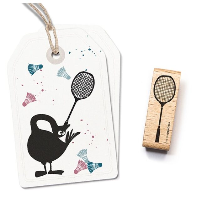 Stempel federball schlaeger Erdbeerpunkt Online Shop Schweiz
