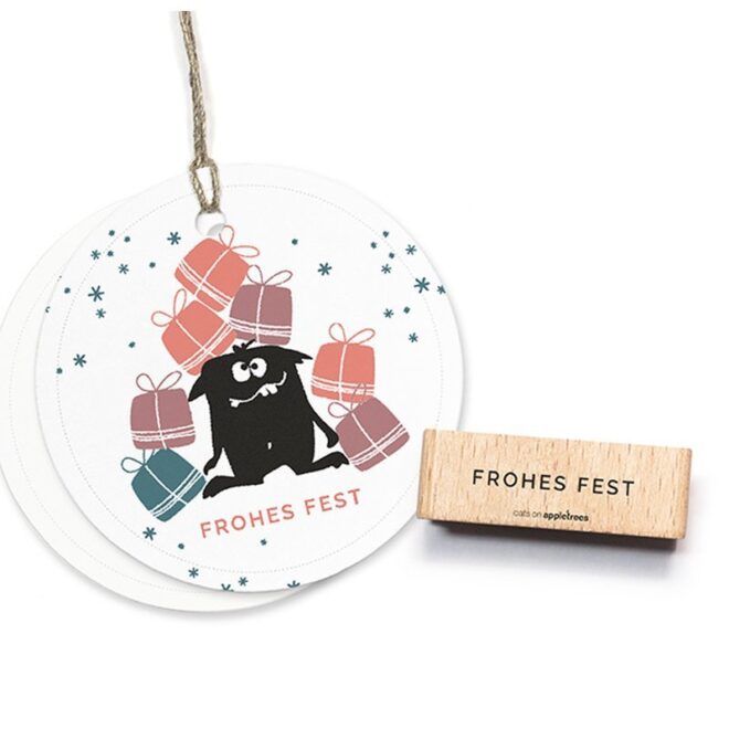 Stempel frohes fest Erdbeerpunkt Online Shop Schweiz