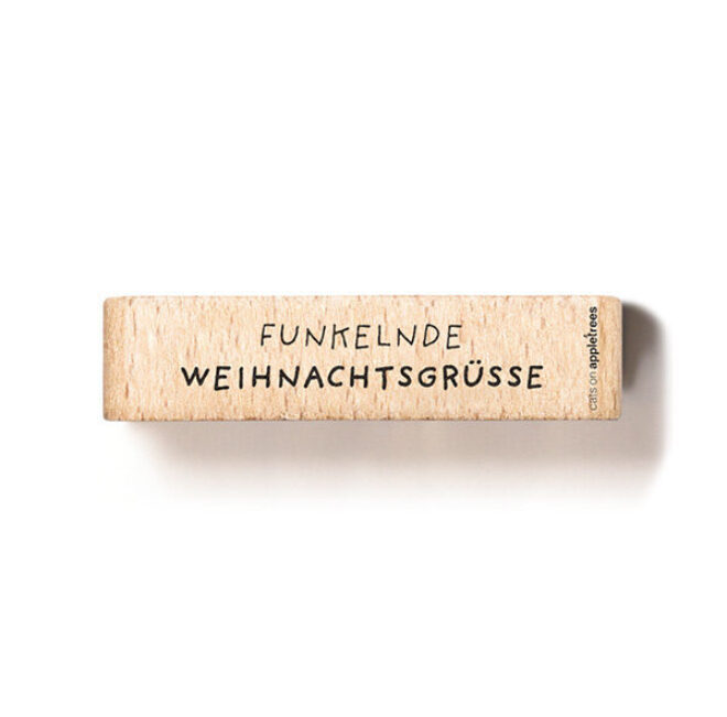 Stempel funkelnde weihnachtsgruesse2 Erdbeerpunkt Online Shop Schweiz