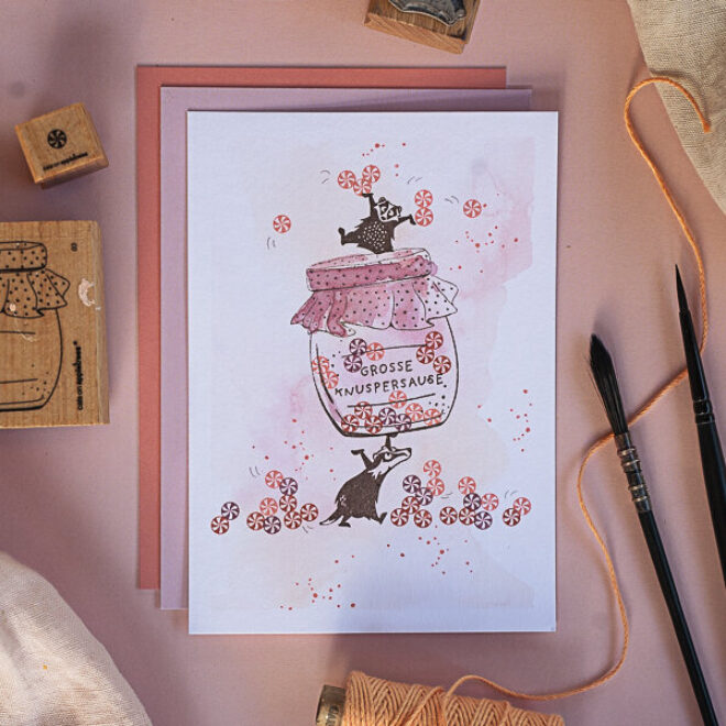 Stempel grosse knuspersause3 Erdbeerpunkt Online Shop Schweiz
