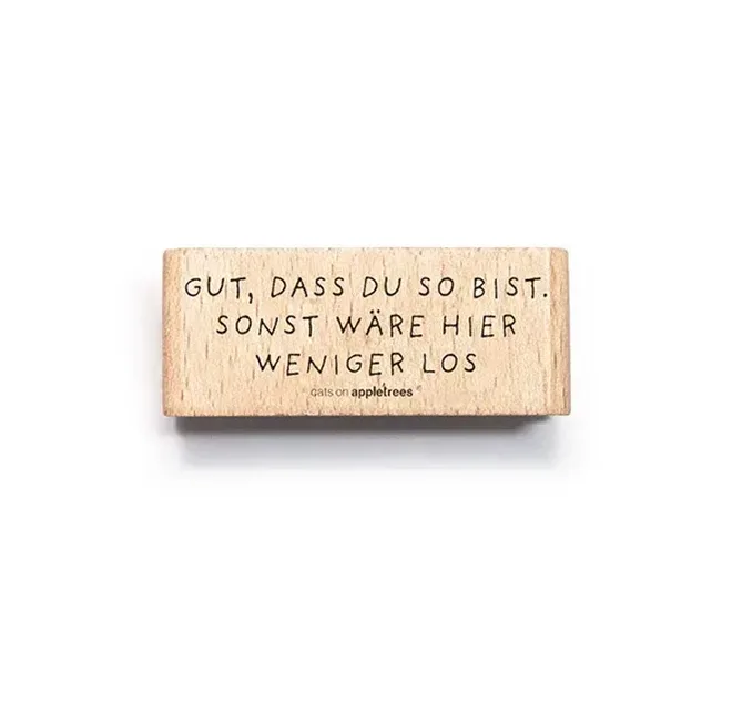 Stempel gut dass du so bist2 Erdbeerpunkt Online Shop Schweiz