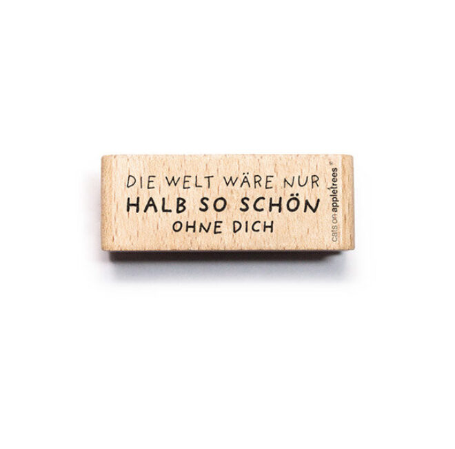 Stempel halb so schoen 2 Erdbeerpunkt Online Shop Schweiz