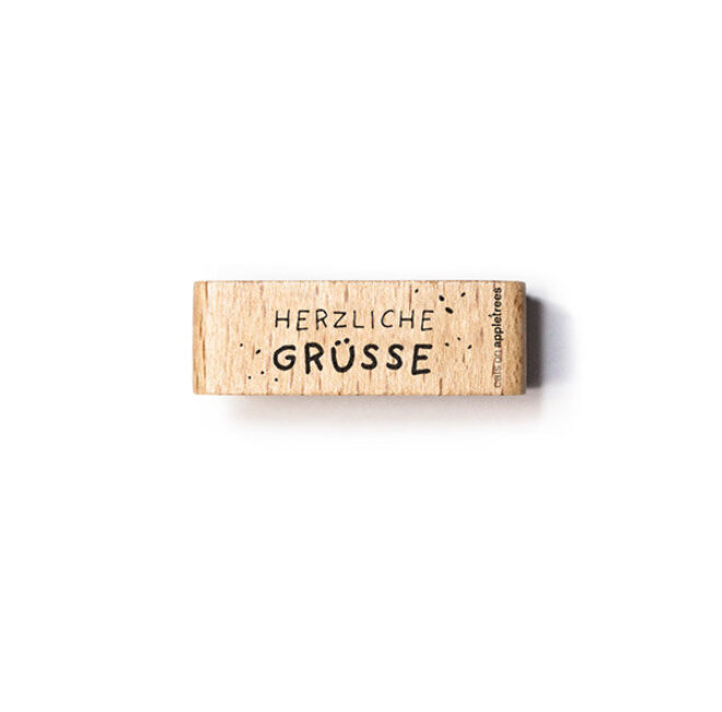 Stempel herzliche gruesse 2 Erdbeerpunkt Online Shop Schweiz