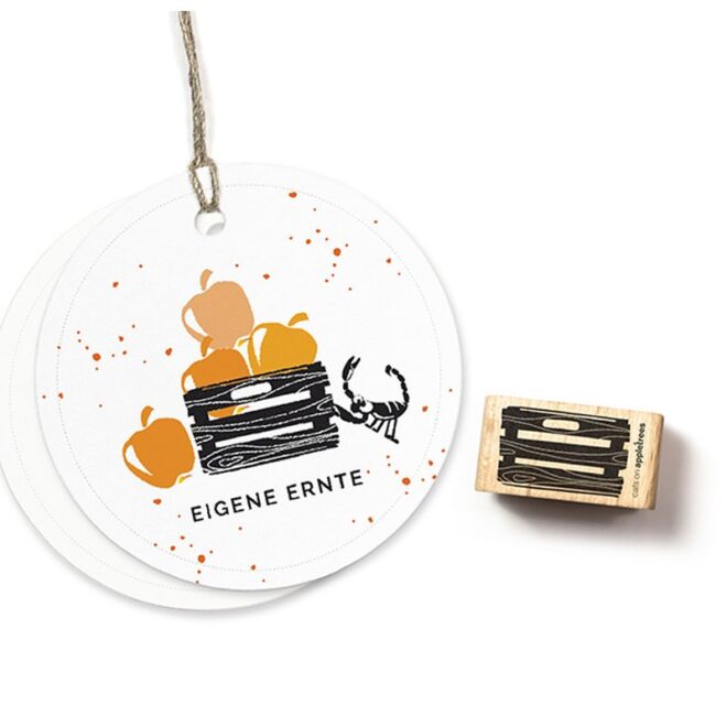 Stempel holzkiste Erdbeerpunkt Online Shop Schweiz