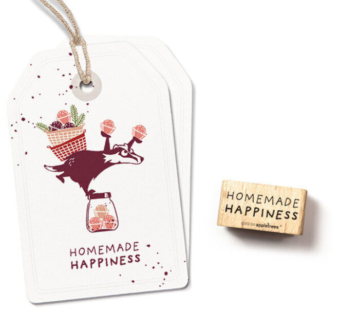 Stempel homemade happiness Erdbeerpunkt Online Shop Schweiz
