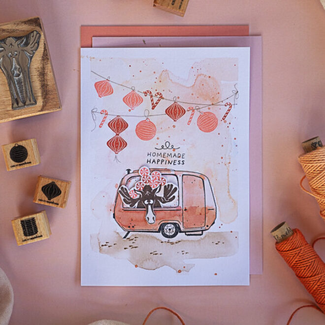 Stempel homemade happiness2 Erdbeerpunkt Online Shop Schweiz