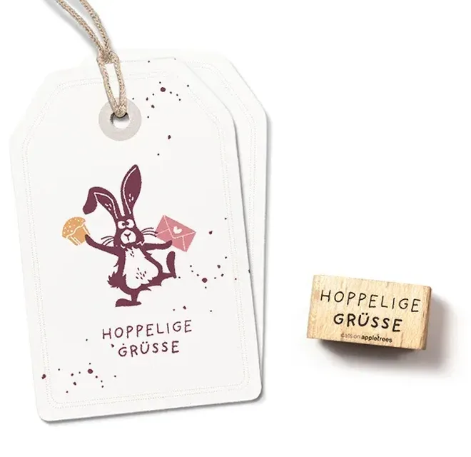 Stempel hoppelige gruesse Erdbeerpunkt Online Shop Schweiz