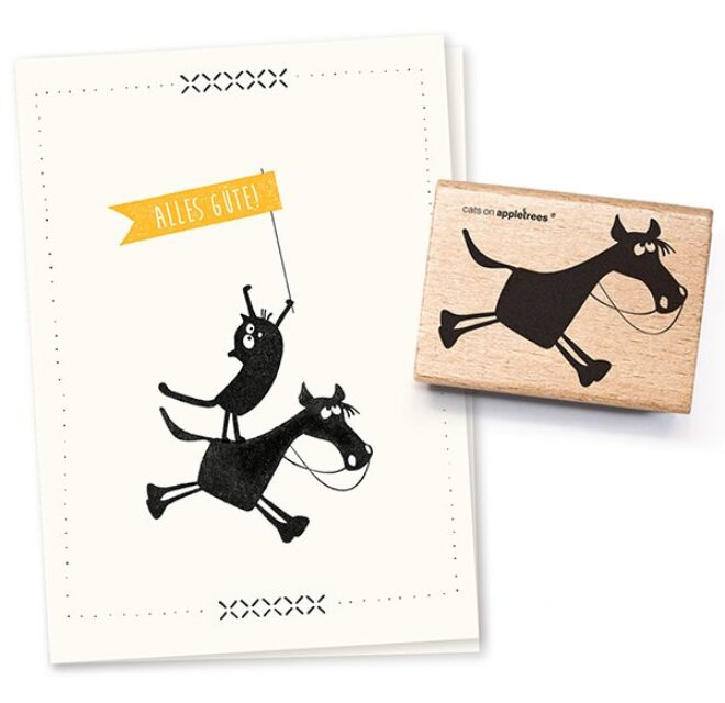Stempel hugobald das pferd Erdbeerpunkt Online Shop Schweiz