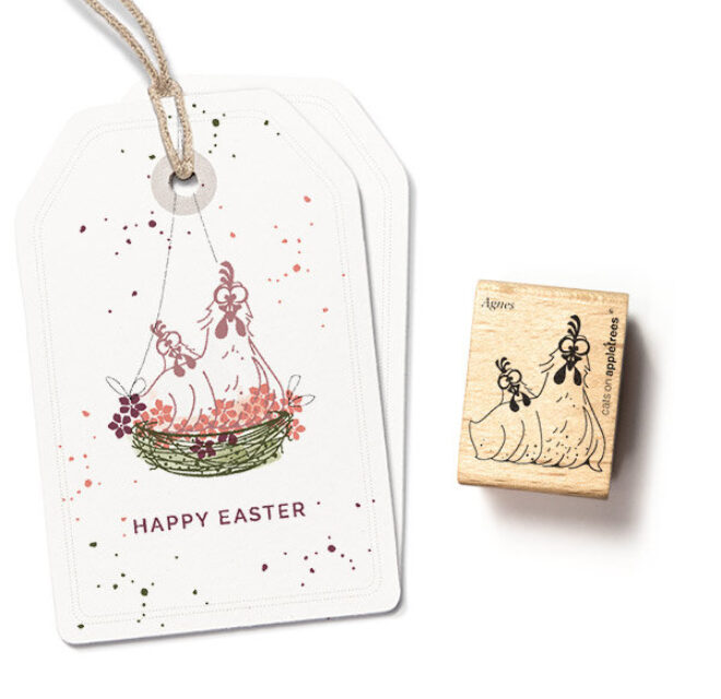 Stempel huhn agnes Erdbeerpunkt Online Shop Schweiz