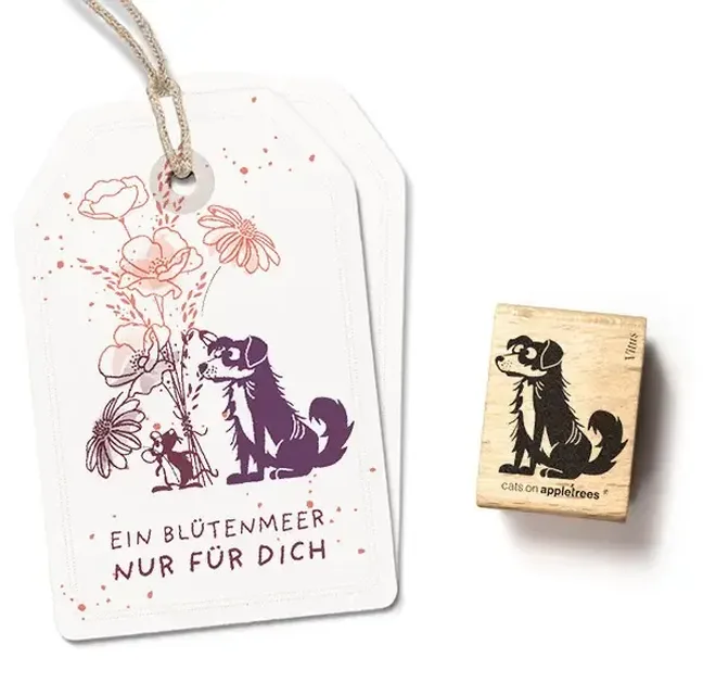 Stempel hund vitus Erdbeerpunkt Online Shop Schweiz