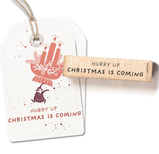 Stempel hurry up christmas 28177 Erdbeerpunkt Online Shop Schweiz