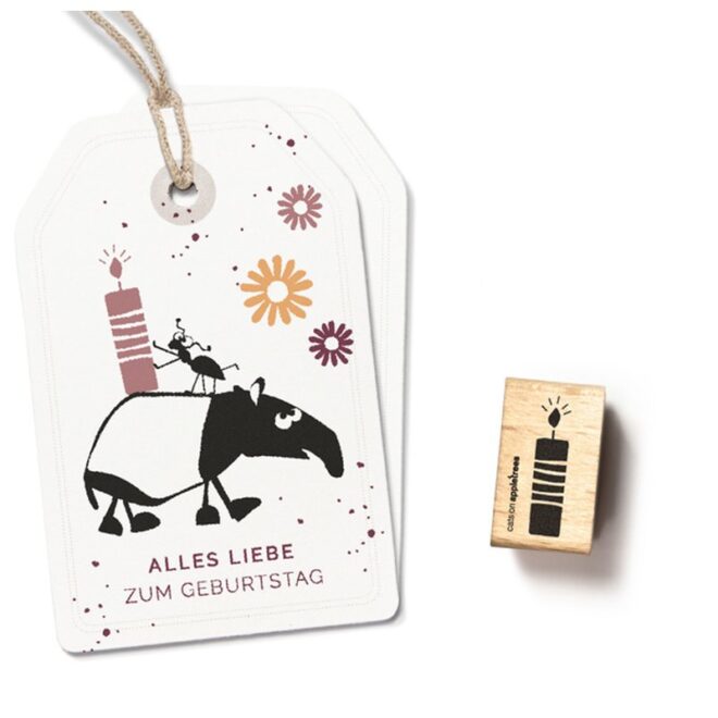 Stempel kerze 2 Erdbeerpunkt Online Shop Schweiz