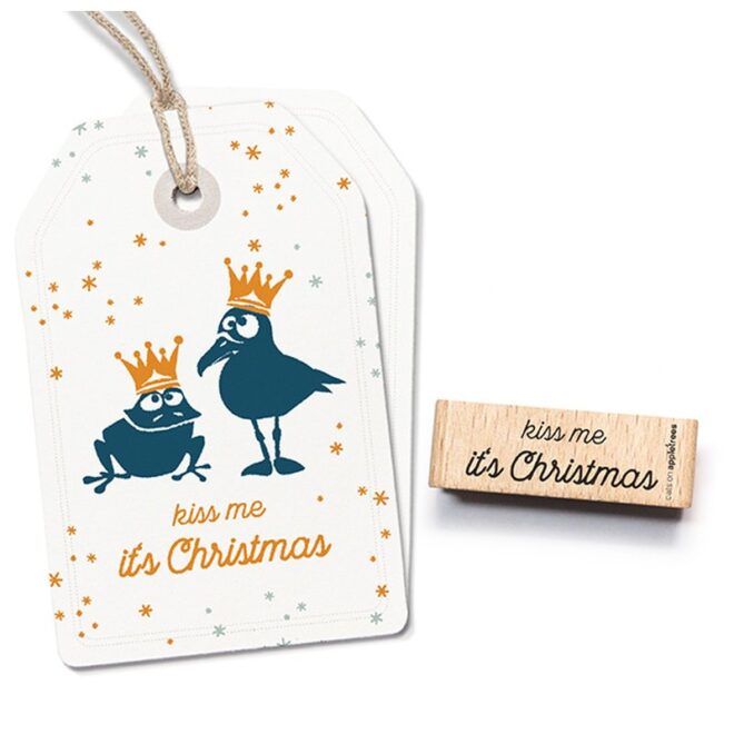 Stempel kiss me its christmas Erdbeerpunkt Online Shop Schweiz